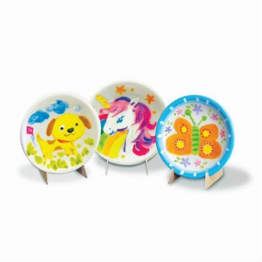 4M - Little Craft: Mini Plates Paining Kit