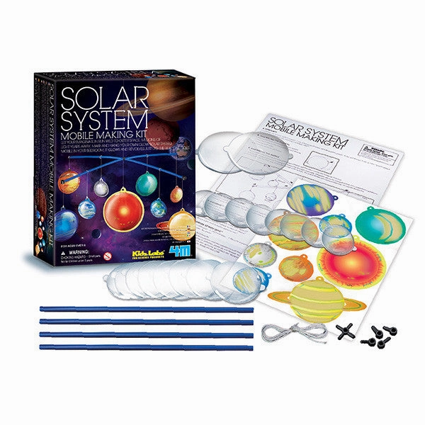 4M Kidz Labs / Glow Solar System Mobile Making Kit