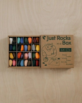 64 Crayon Rocks (2 Sets of 32 Colors in a Box)