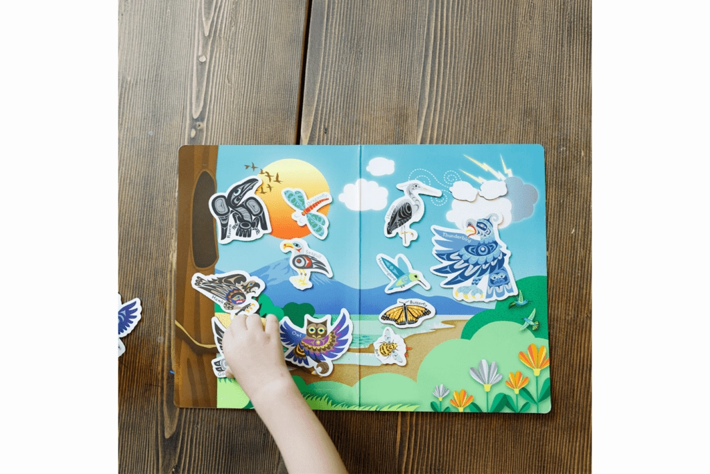 Animals of the Salish Sea - Magnetic Play Scene