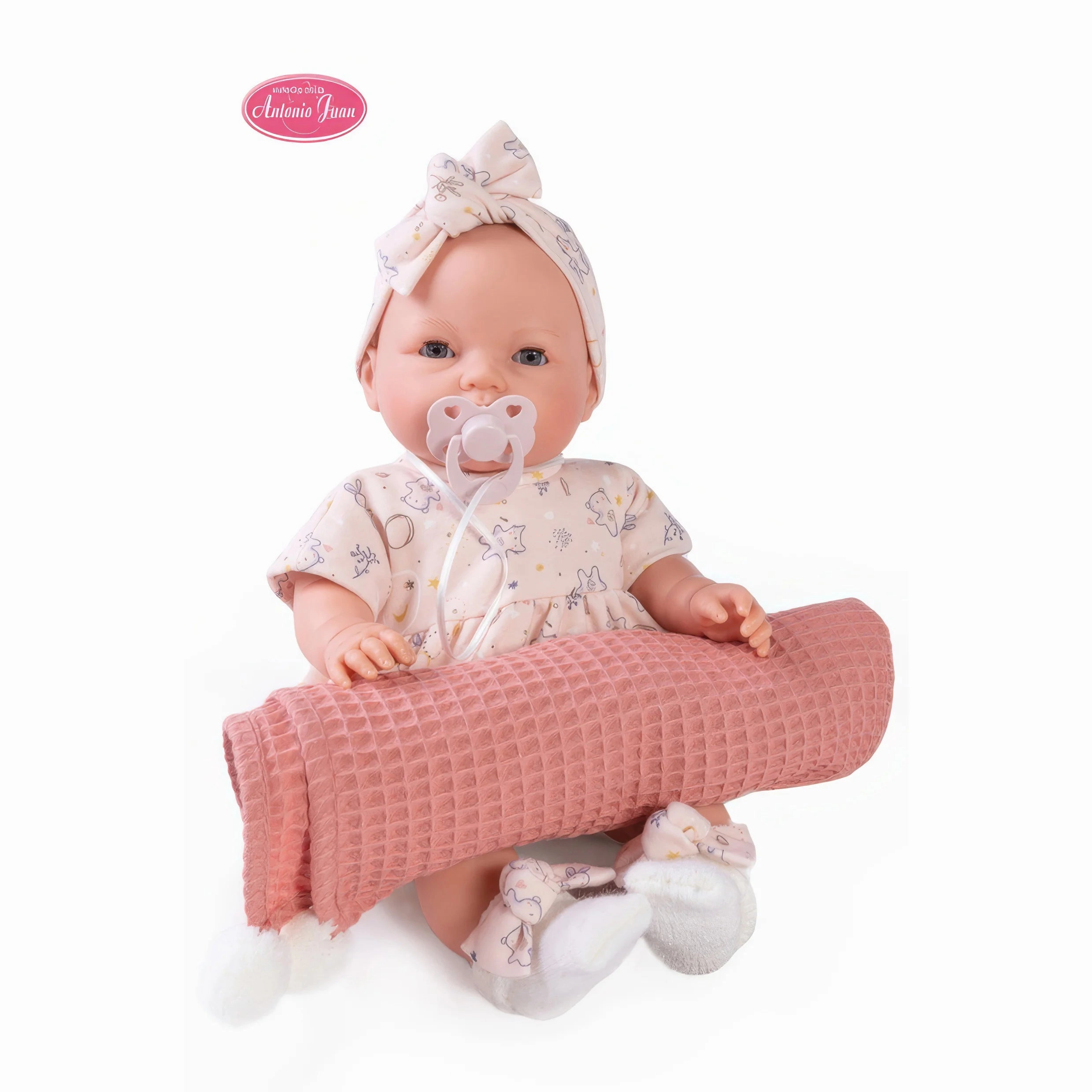 Antonio Juan 14258 - Bimba Tears Doll 37cm with Spring Blanket