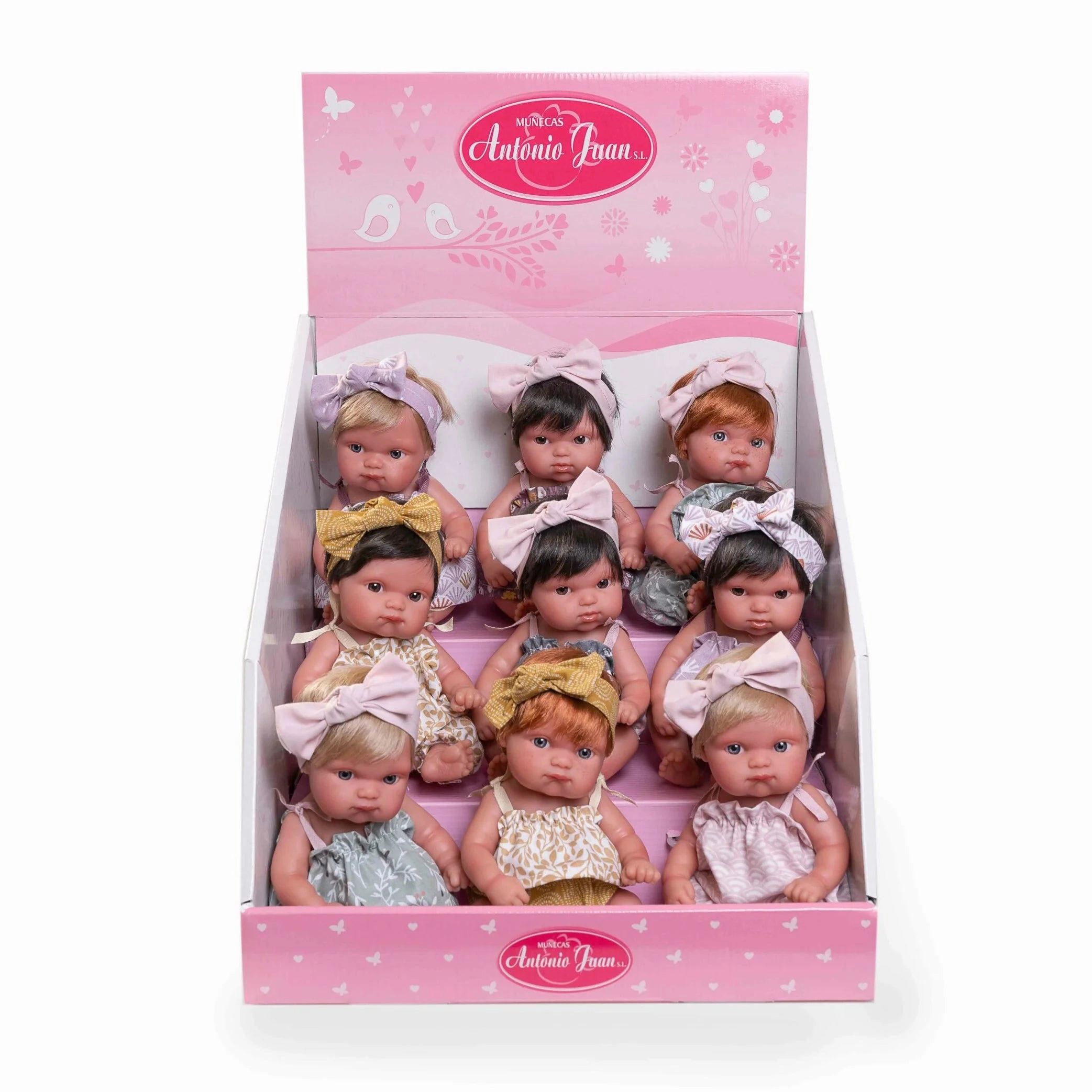 Antonio Juan 85313 Mufly Colourful Dresses Dolls 21cm - Assortment