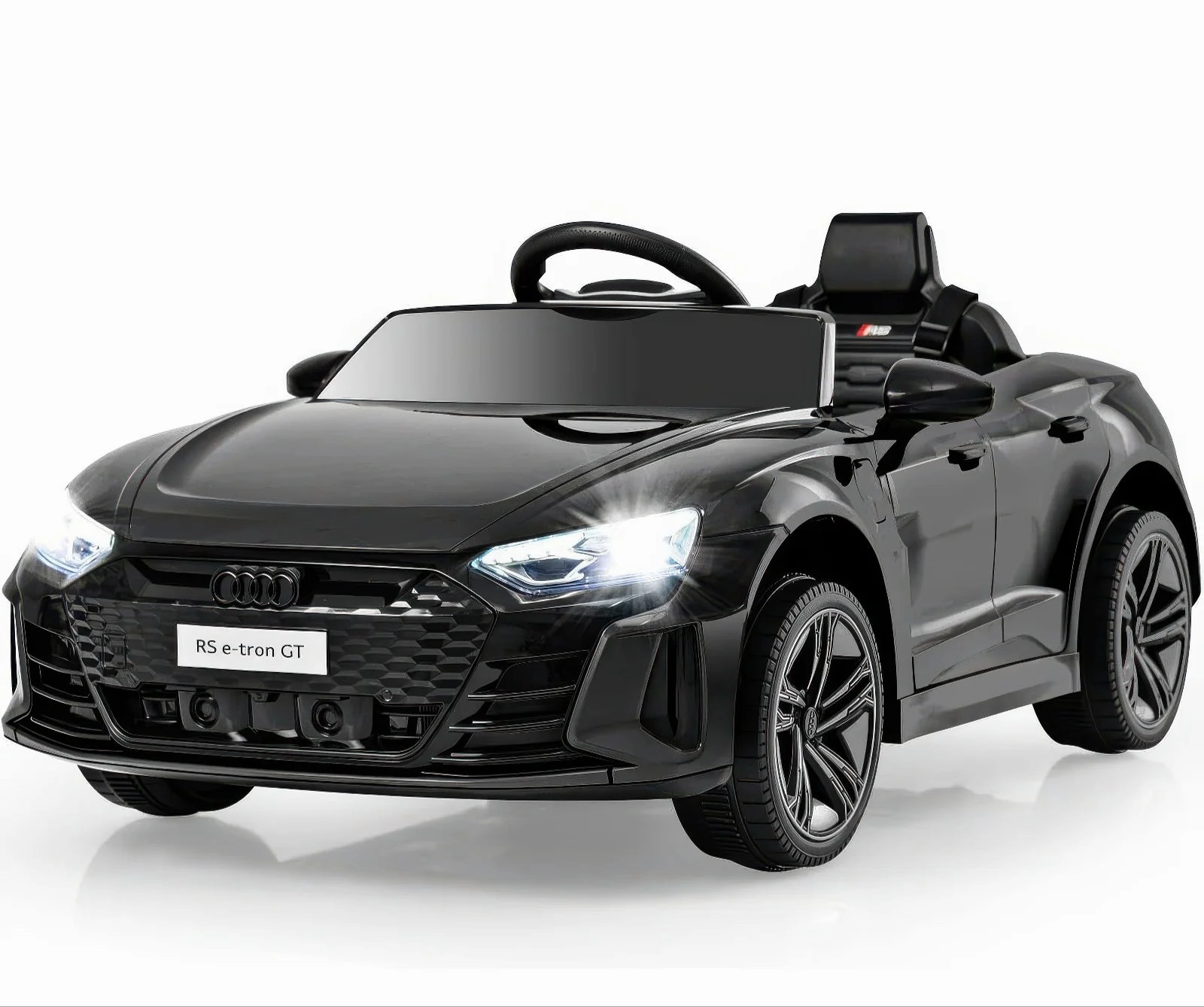 Audi e-tron GT Mythos 12v Battery Ride-on Car - Black