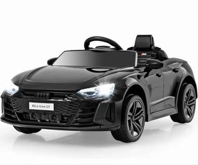 Audi e-tron GT Mythos 12v Battery Ride-on Car - Black