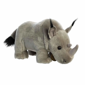 AURORA 26437 Miyoni - 25cm Rhinoceros Soft Toy
