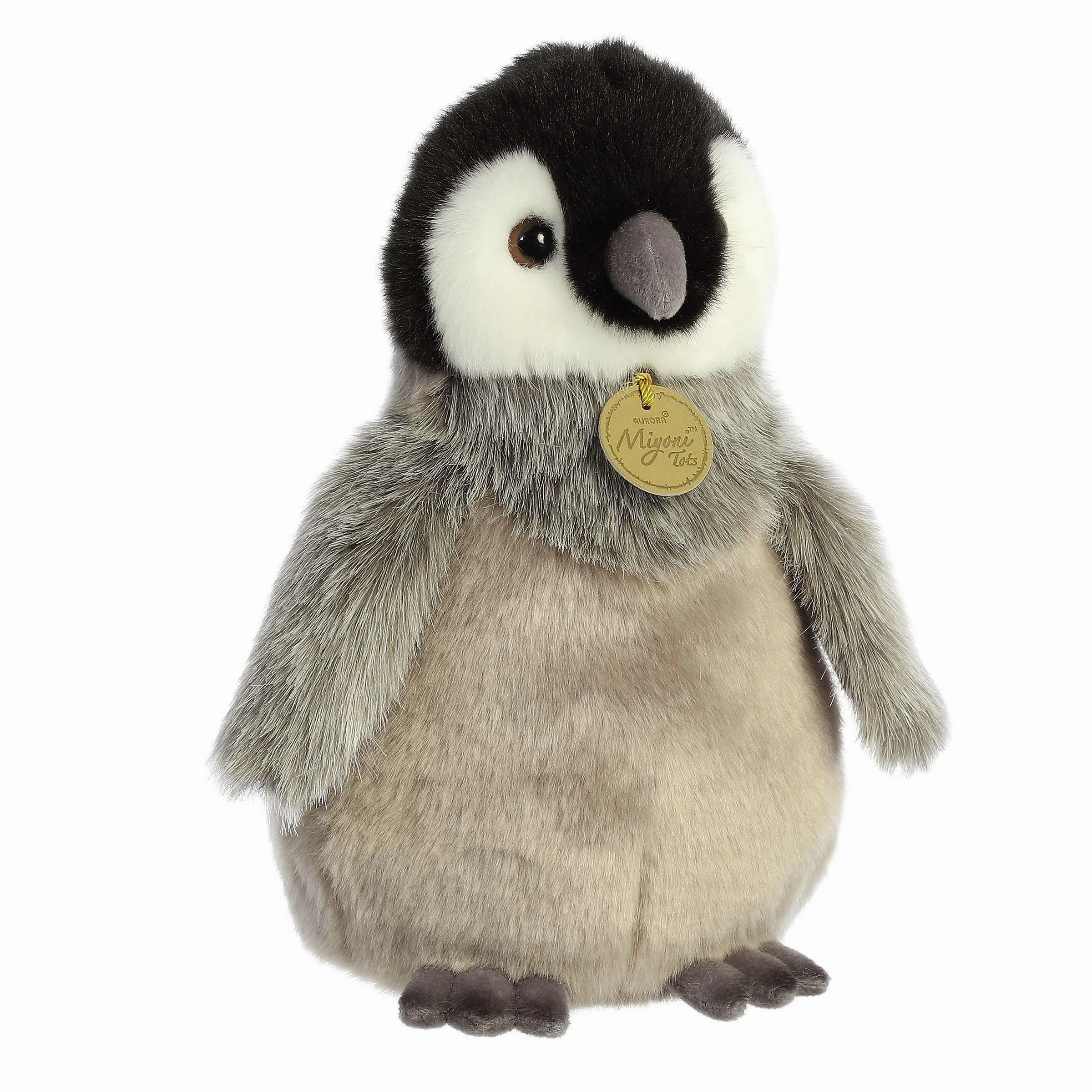 AURORA 26470 Miyoni - 23cm Emperor Penguin Chick Soft Toy