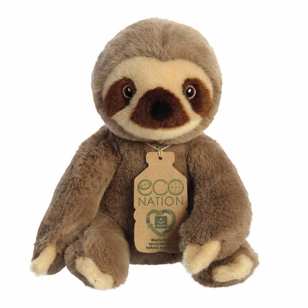 AURORA 35003 Eco Nation Sloth 24cm Soft Toy