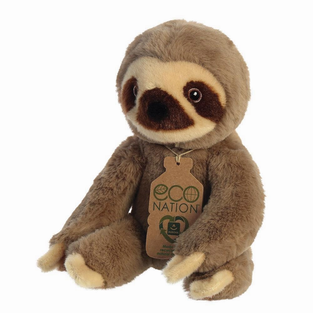 AURORA 35003 Eco Nation Sloth 24cm Soft Toy