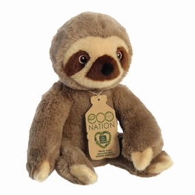 AURORA 35003 Eco Nation Sloth 24cm Soft Toy