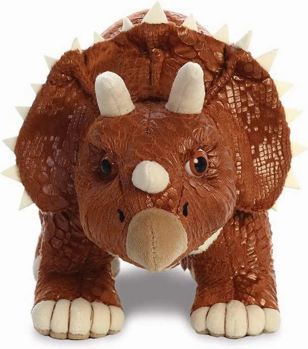 AURORA 61233 Dinosaur Stomp the Triceratops Soft Toy