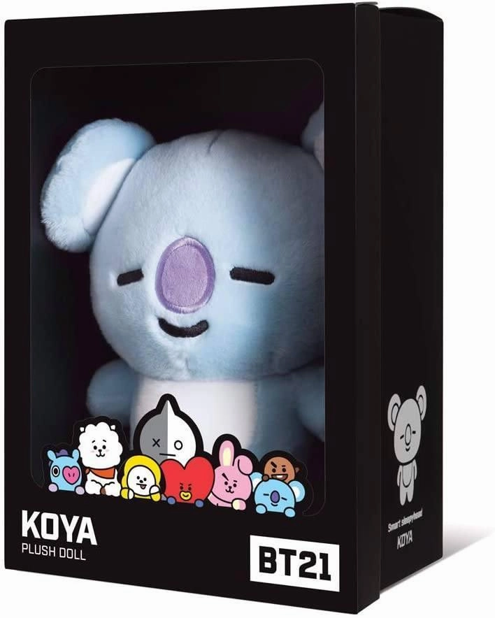 AURORA BT21 Official Merchandise, KOYA Soft Toy 61320, Medium - Blue