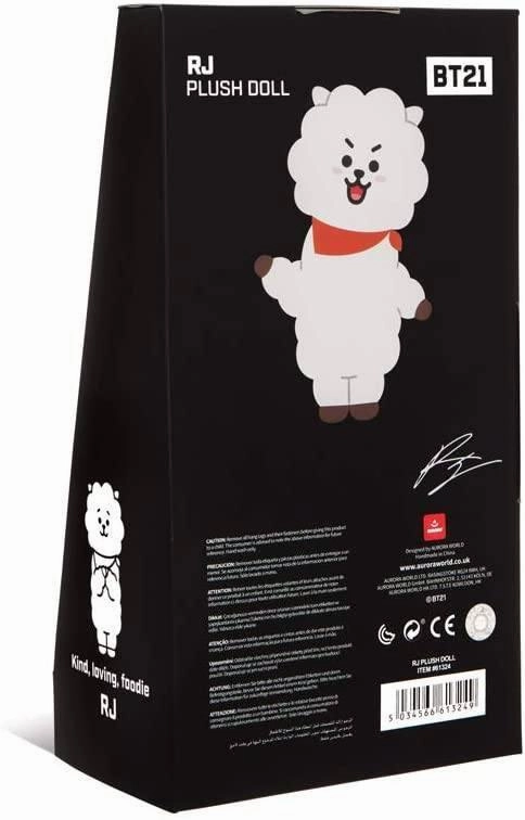 AURORA BT21 Official Merchandise, RJ Soft Toy, Small, 61324, White