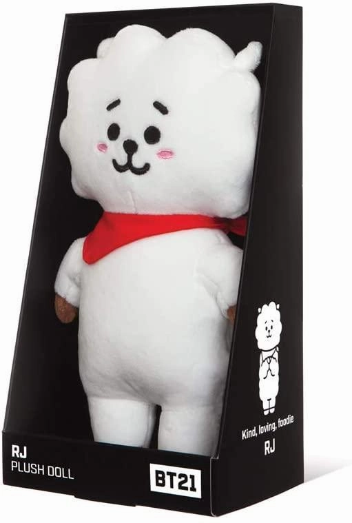 AURORA BT21 Official Merchandise, RJ Soft Toy, Small, 61324, White