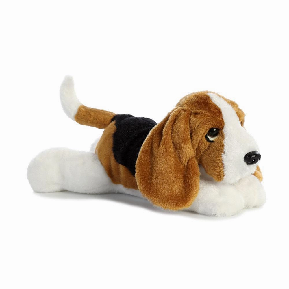 AURORA Flopsies Basset Hound 12-inch Plush