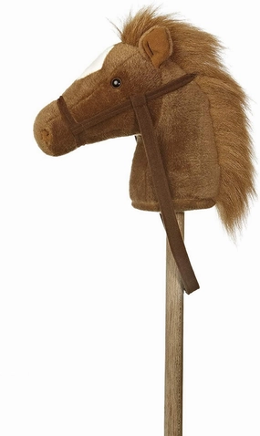 AURORA Giddy Up Stick Pony - Brown