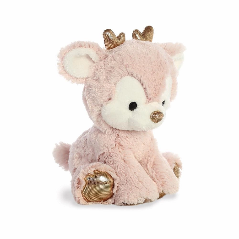 AURORA Glitzy Tots Pink Reindeer 8-inch Soft Toy