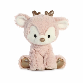 AURORA Glitzy Tots Pink Reindeer 8-inch Soft Toy