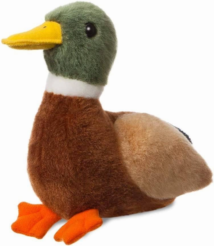 AURORA Mini Flopsies 8-inch Mallard Duck Soft Toy