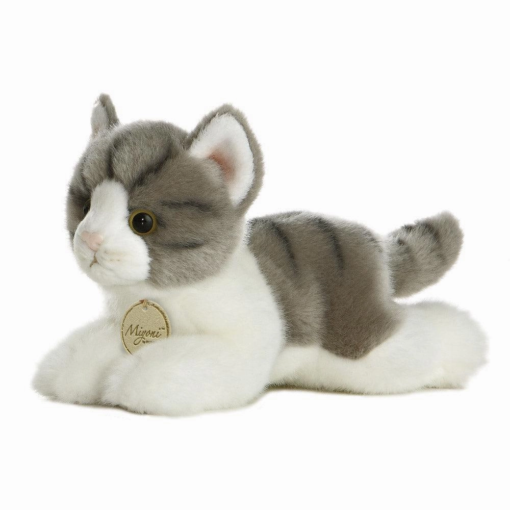 AURORA MiYoni Grey Tabby Cat 8-inch Plush
