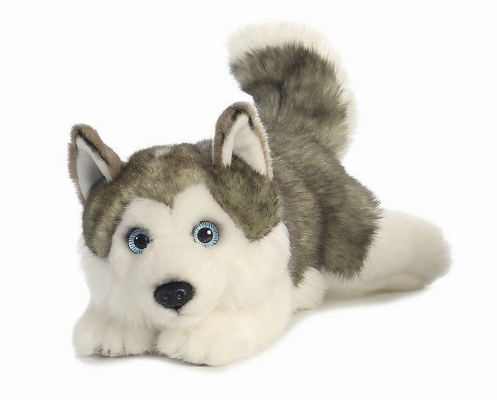 AURORA MiYoni Husky Lying 11-inch Plush