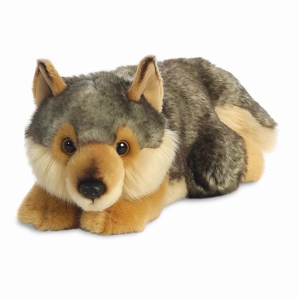 AURORA MiYoni Wolf Lying 11-inch Plush