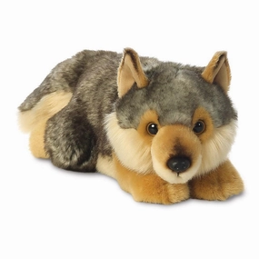 AURORA MiYoni Wolf Lying 11-inch Plush