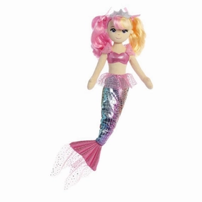 AURORA Sea Sparkles Pastel Sea Rose Plush Doll 45cm