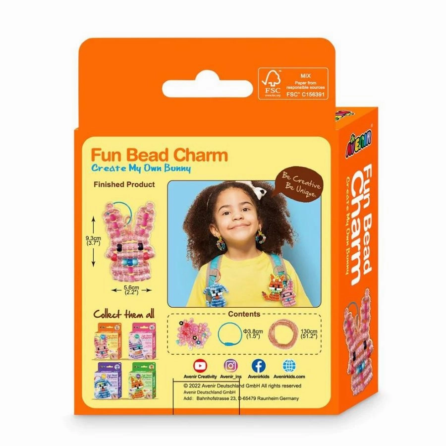 Avenir - Fun Bead Charm: Bunny