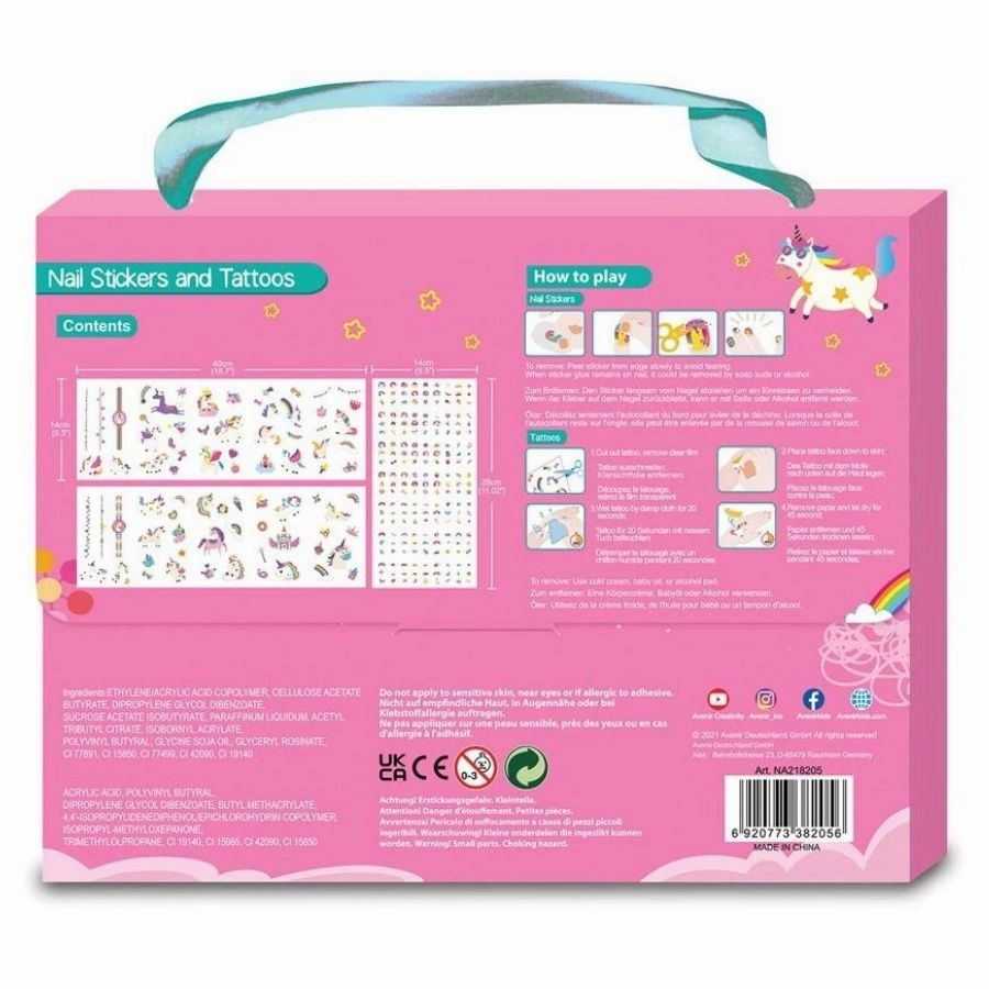 Avenir - Nail Stickers and Tattoos: Unicorns