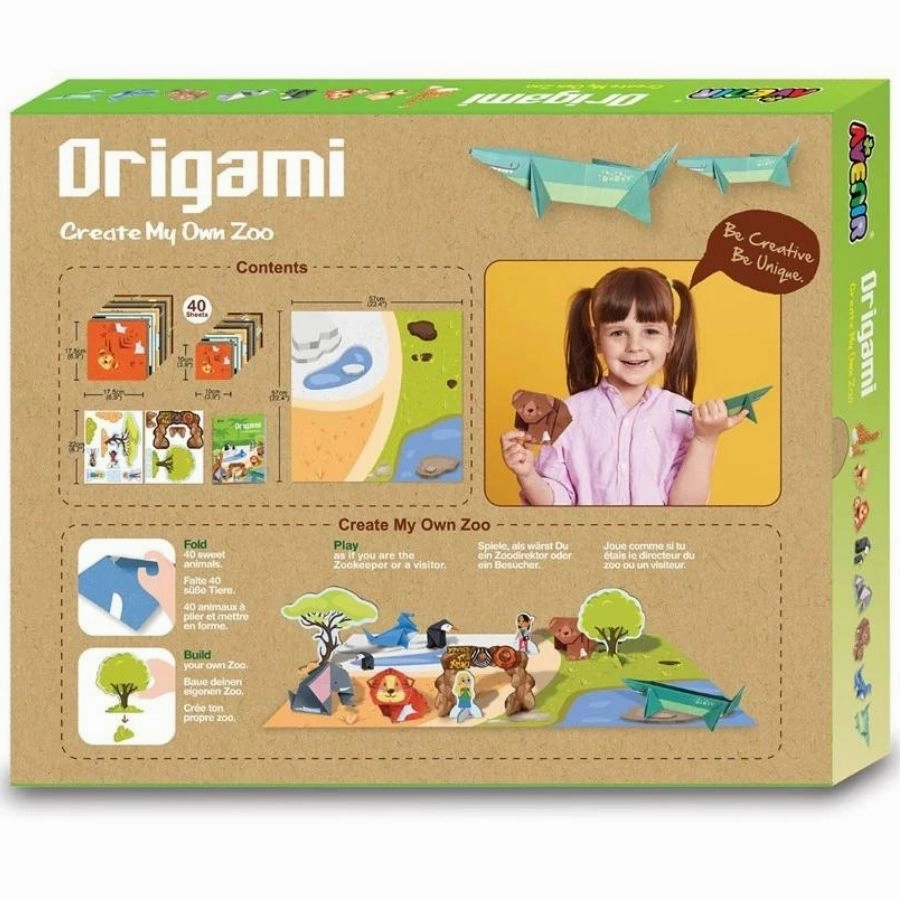 Avenir - Origami Create My Own Zoo Craft Kit