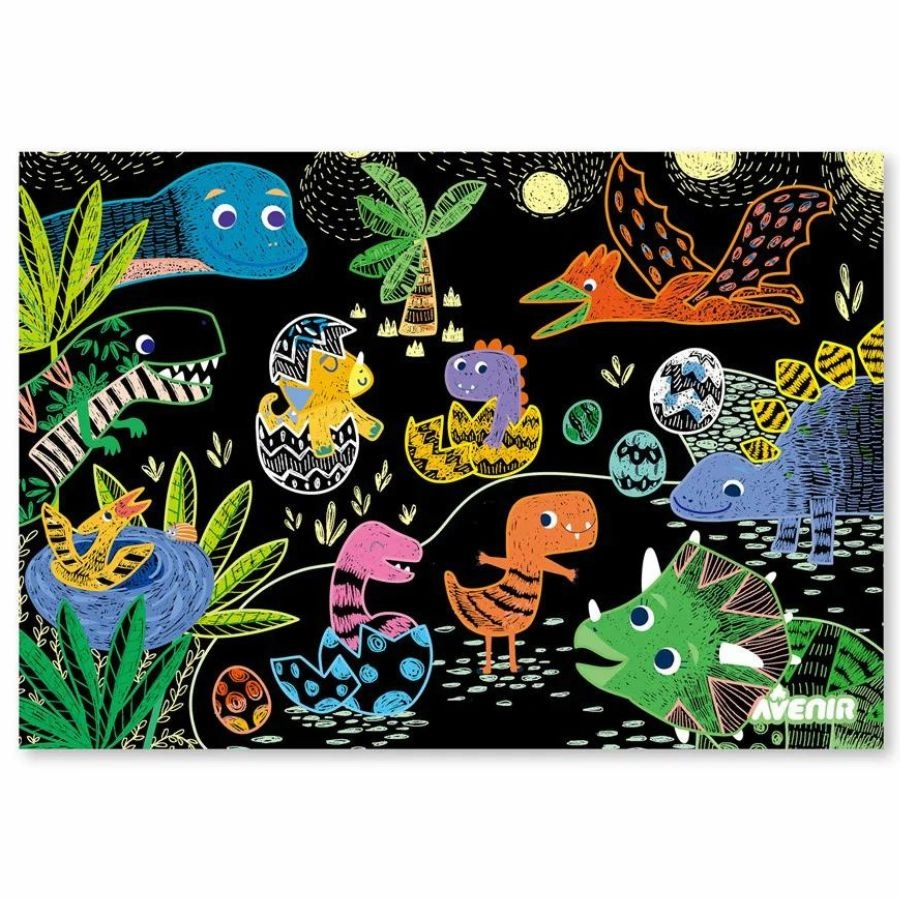 Avenir - Scratch Art: Dinosaurs