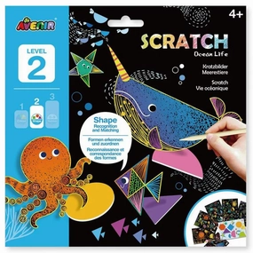 Avenir - Scratch Art Ocean Life