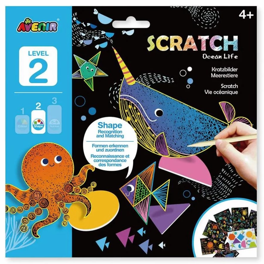 Avenir - Scratch Art Ocean Life