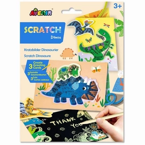 Avenir - Scratch Greeting Card Dinos