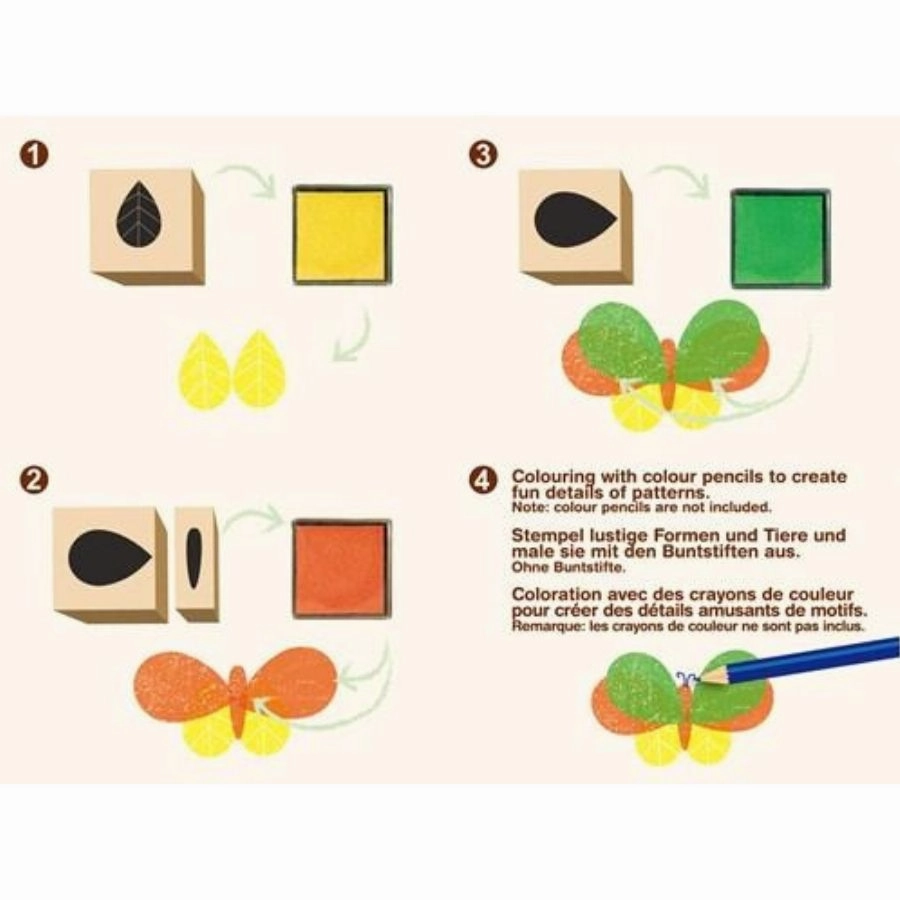 Avenir - Stamp & Match: Create Little Bugs Stamp Kit