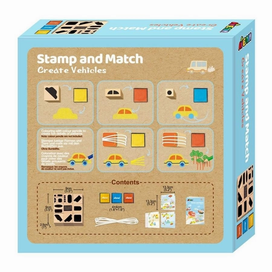 Avenir - Stamp & Match: Create Vehicles Stamp Set