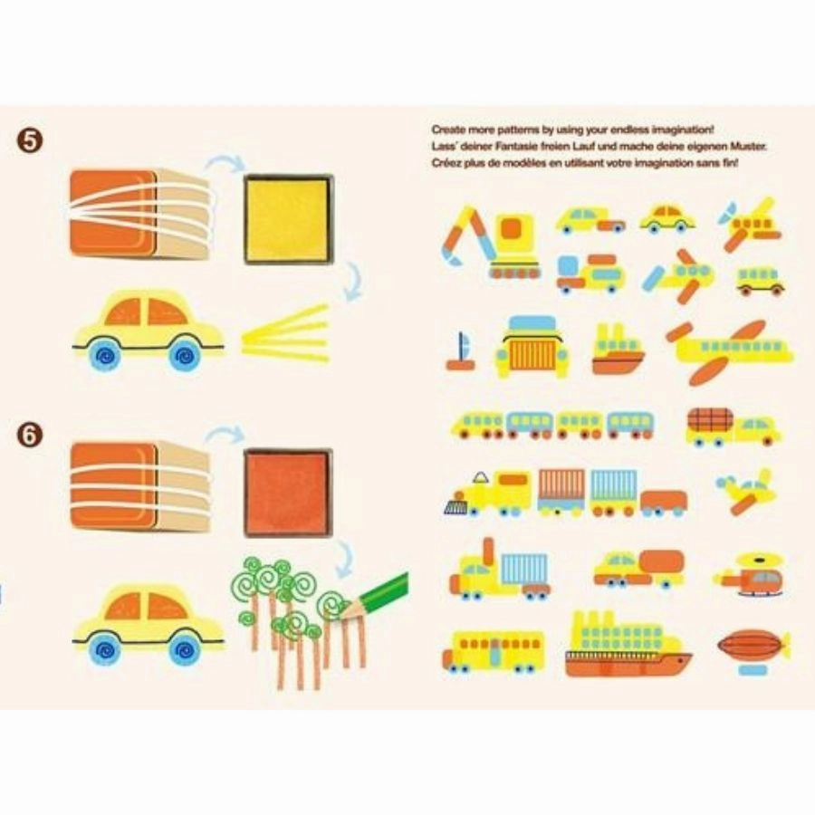 Avenir - Stamp & Match: Create Vehicles Stamp Set