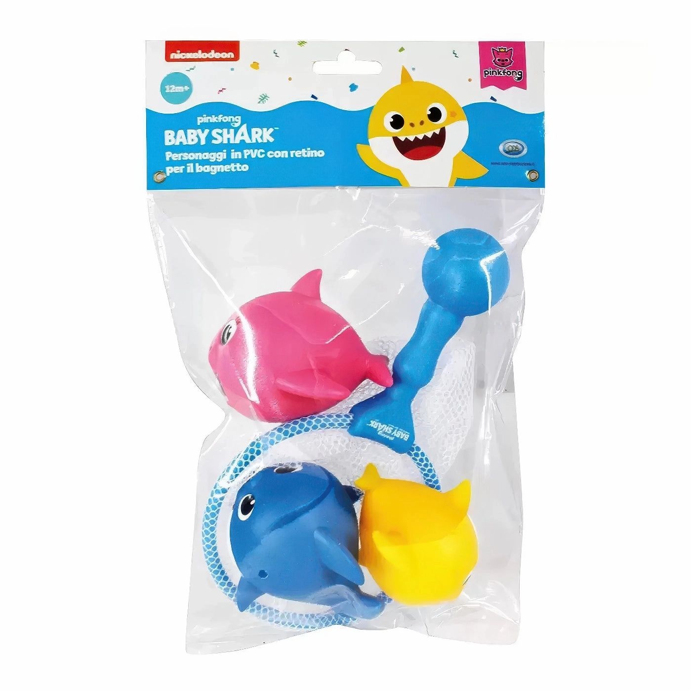 Baby Shark - Set of 3 PVC Characters for Bath