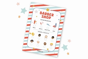 Barber Shop Pretend Play Notepad