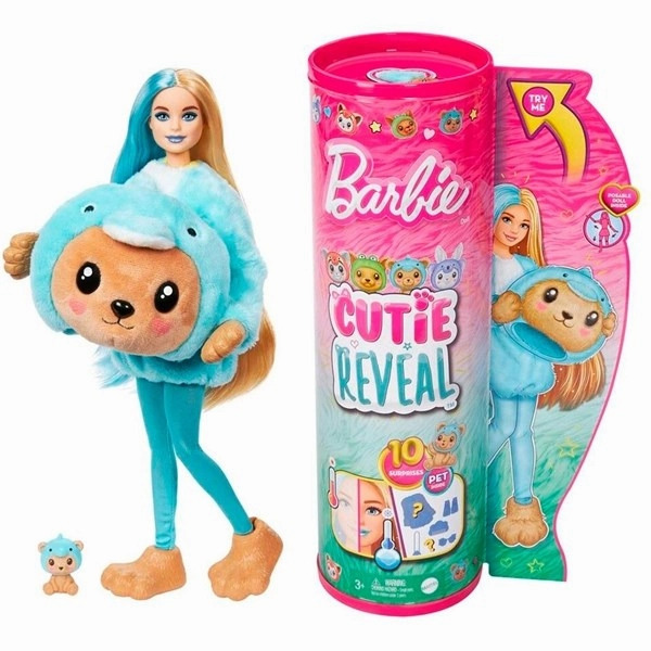Barbie Cutie Reveal Costume Teddy in Dolphin