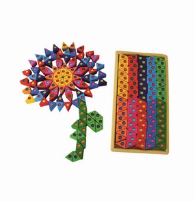 Bauspiel Coloured Triangle Sparkling 100p