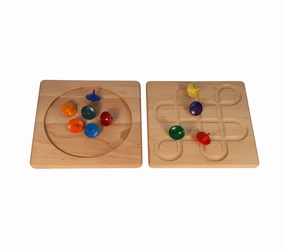 Bauspiel Spinning Board & Spinning Tops