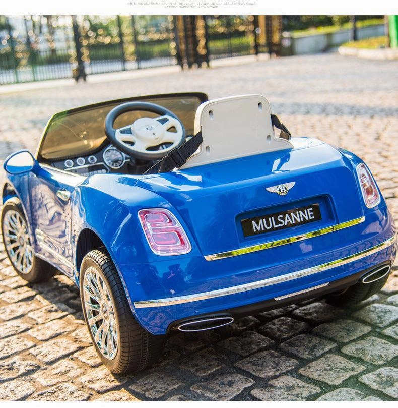 Bentley Mulsanne 12V Battery Ride-on Car - Blue