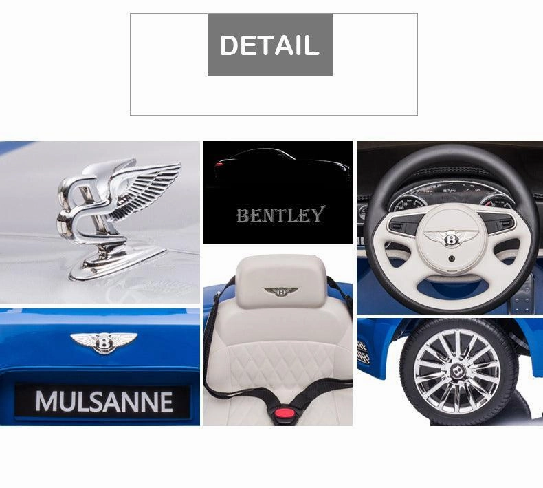 Bentley Mulsanne 12V Battery Ride-on Car - Blue