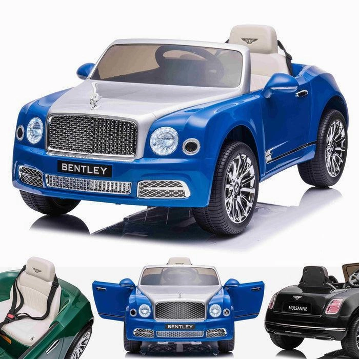 Bentley Mulsanne 12V Battery Ride-on Car - Blue