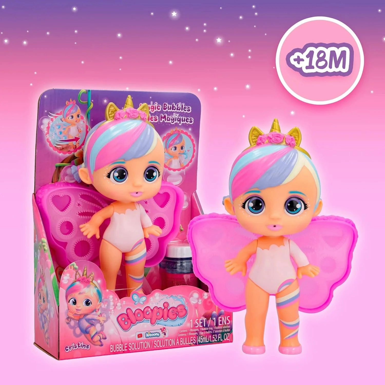 BLOOPIES Magic Bubbles Doll Cristine