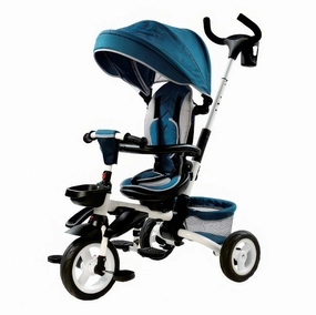 Blue Folding Tricycle