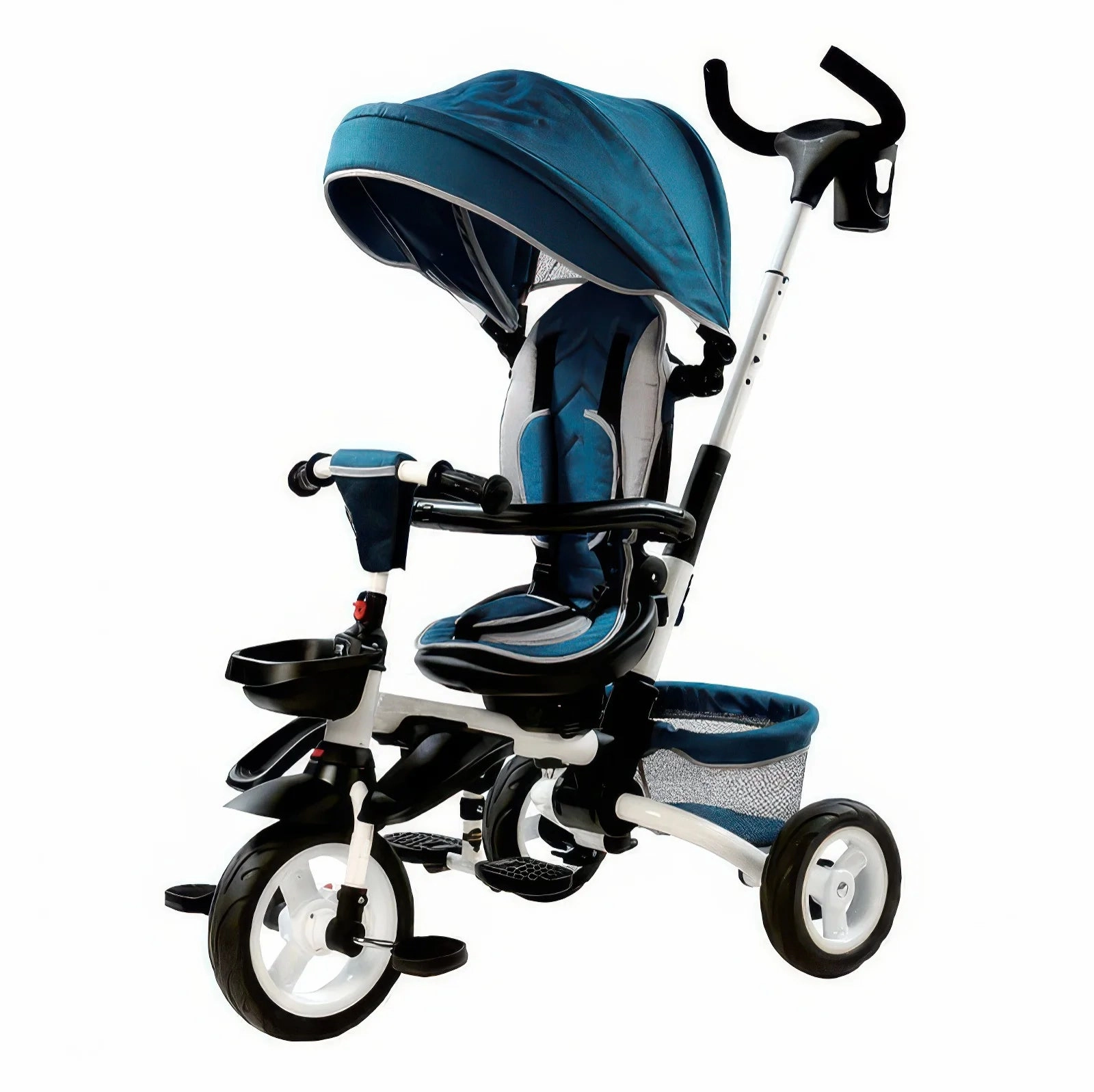 Blue Folding Tricycle
