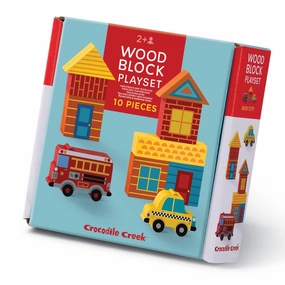 Build & Play Mini Wood Block Playsets