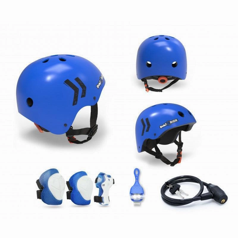 BUKI France Electric Battery Powered Scooter 125mm - Blue